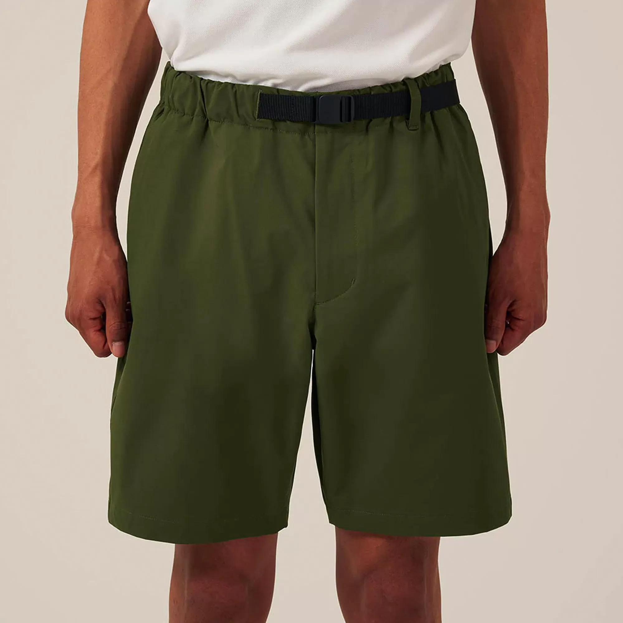 Goldwin Mens Stretch Twill Easy Shorts 'Olive Green'