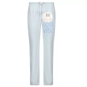 Good Vibes Blue Sweatpants - Sample Sale Size L