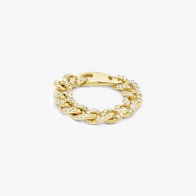 Havana Diamond Link Ring