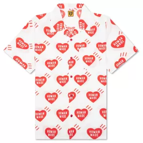 Heart Aloha Shirt - White