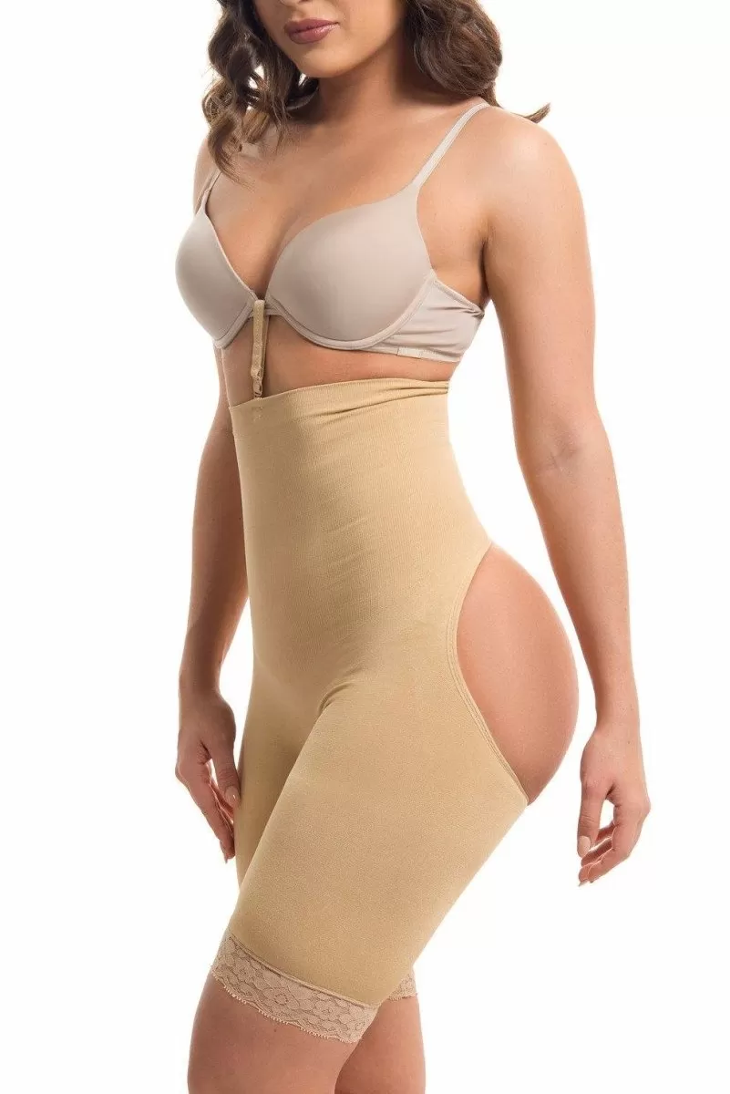 High Waisted Body Shaper & Butt Lifter Nude