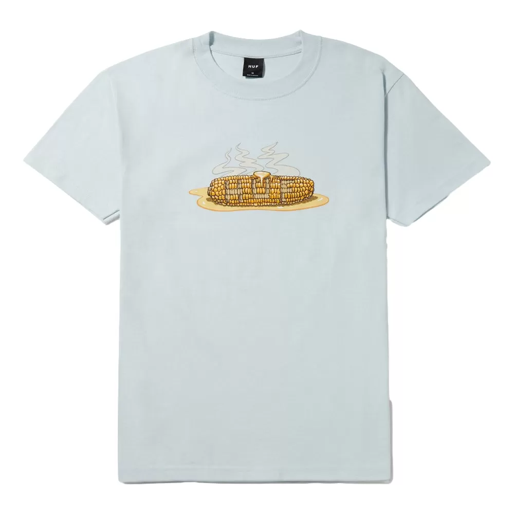 HUF HUF ON THE COB S/S TEE-LIGHT BLUE