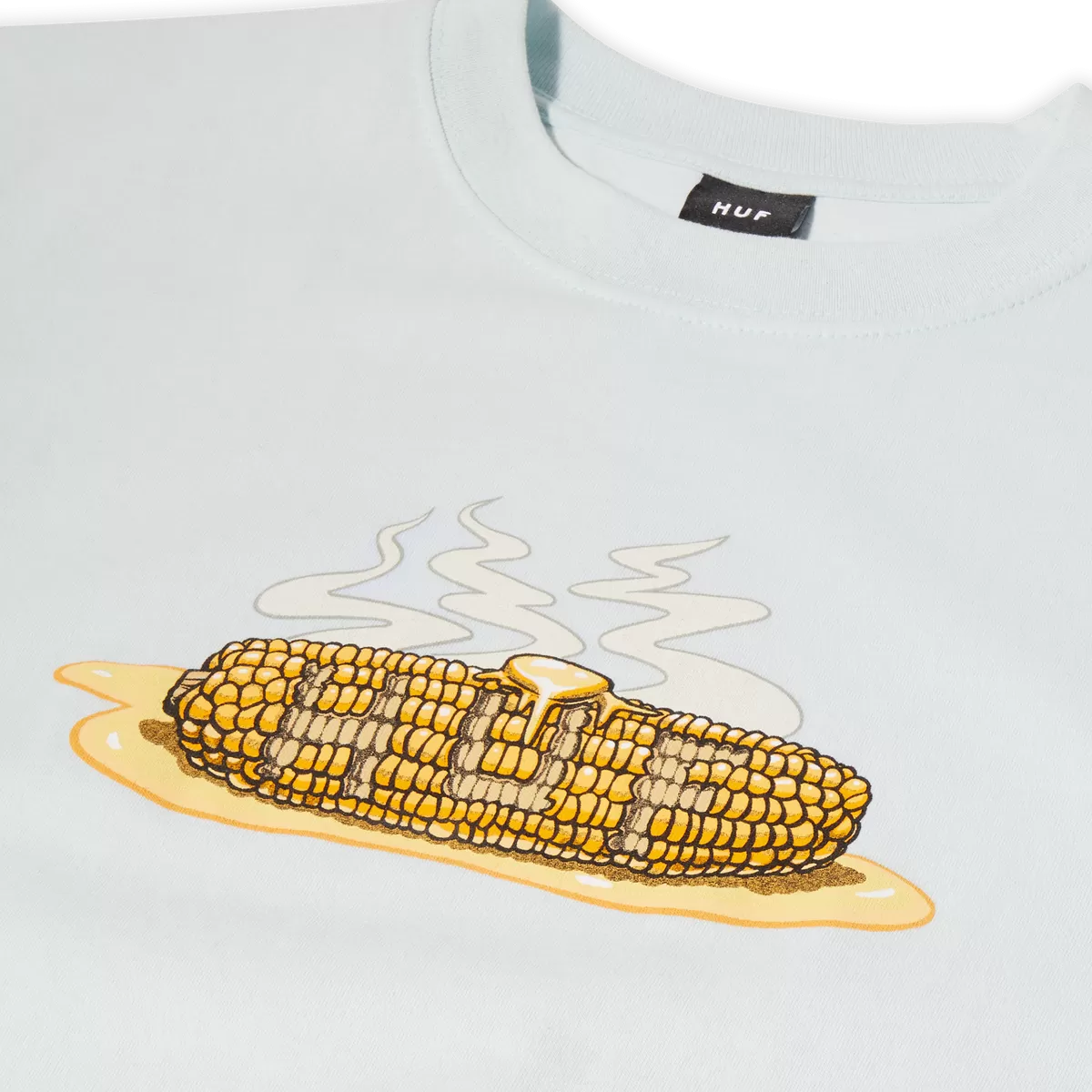 HUF HUF ON THE COB S/S TEE-LIGHT BLUE