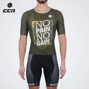 Indoor cycling olive suit-Top