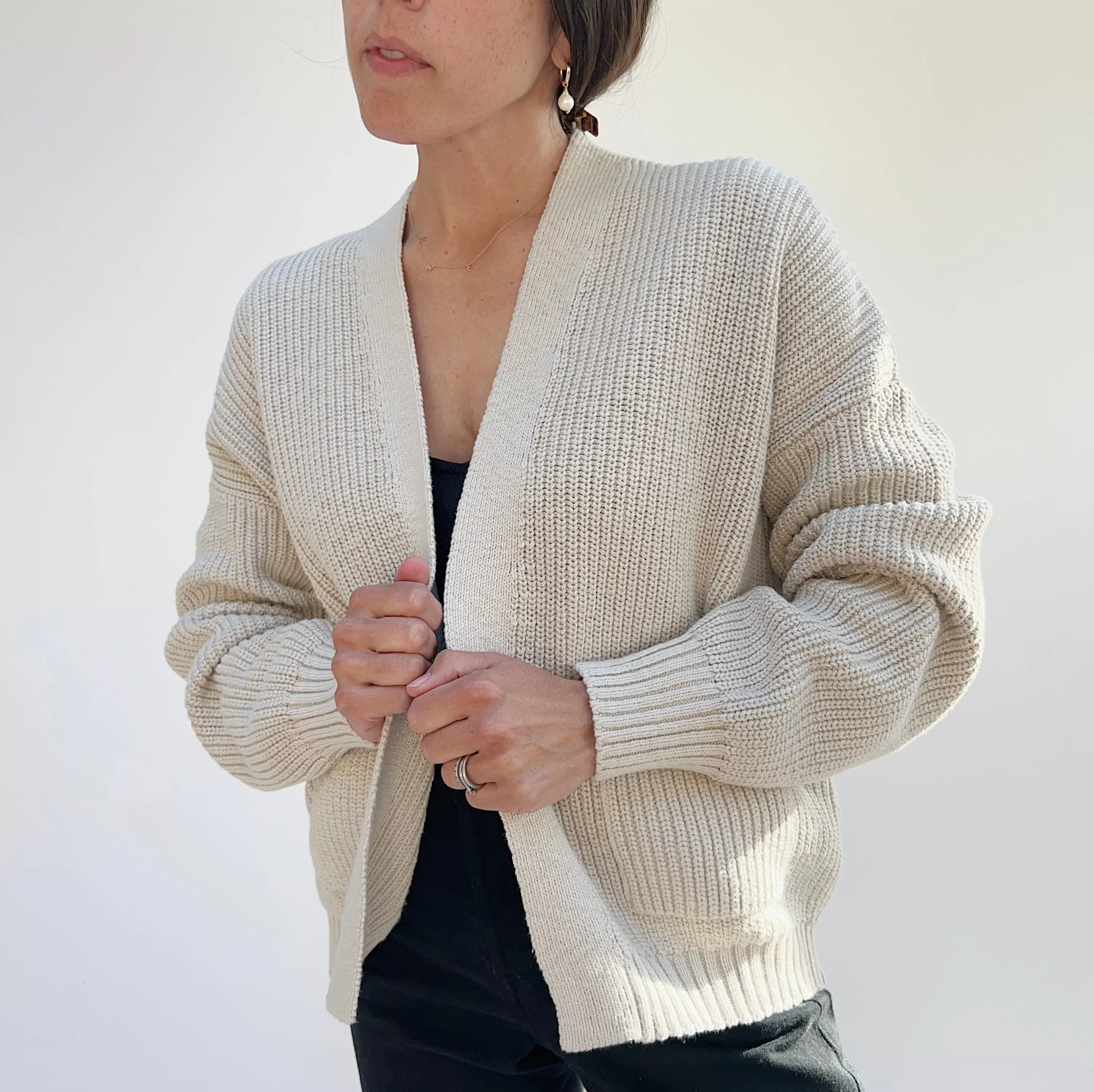 It Is Well | Easy Cardigan in Natural