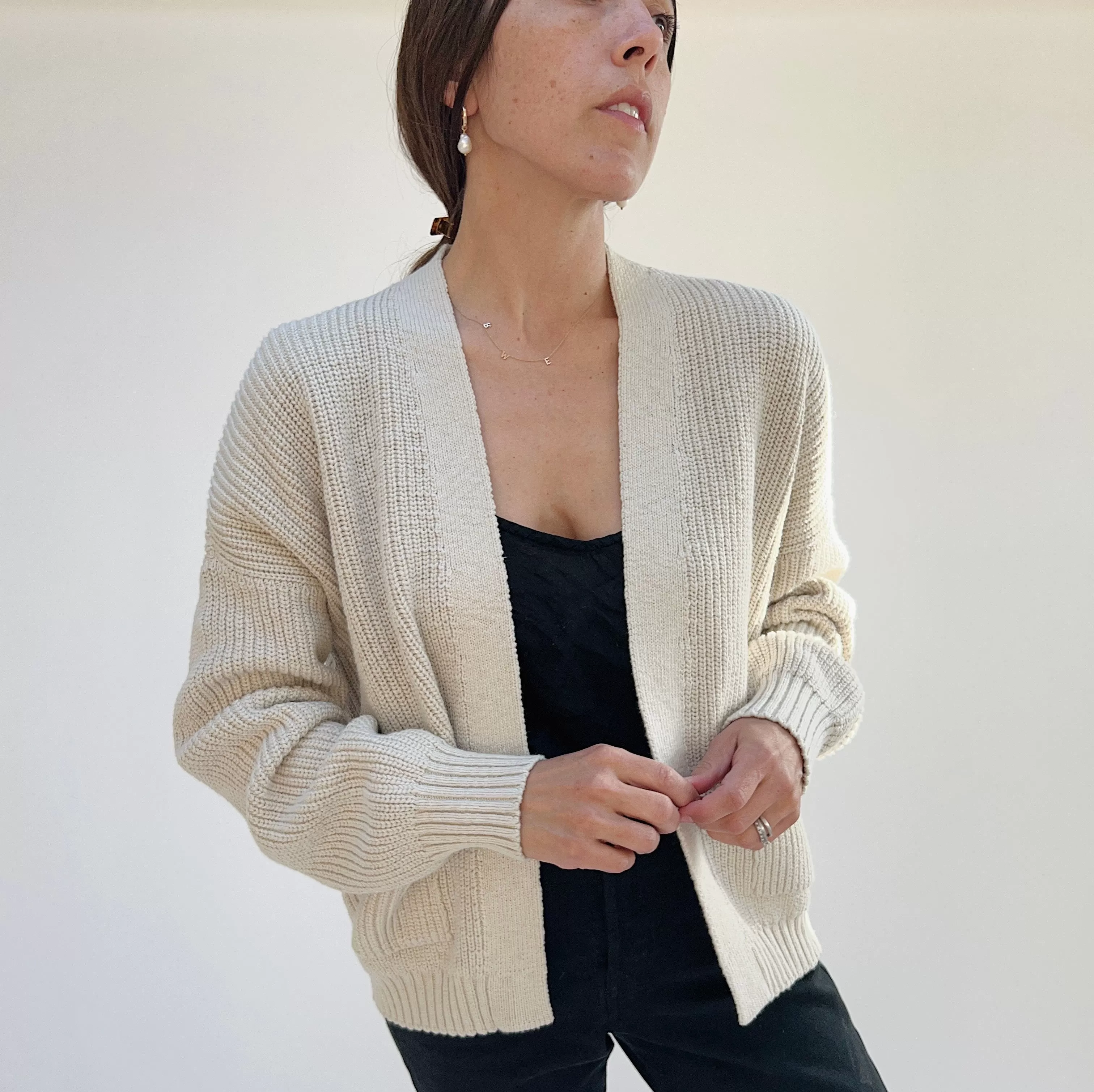 It Is Well | Easy Cardigan in Natural