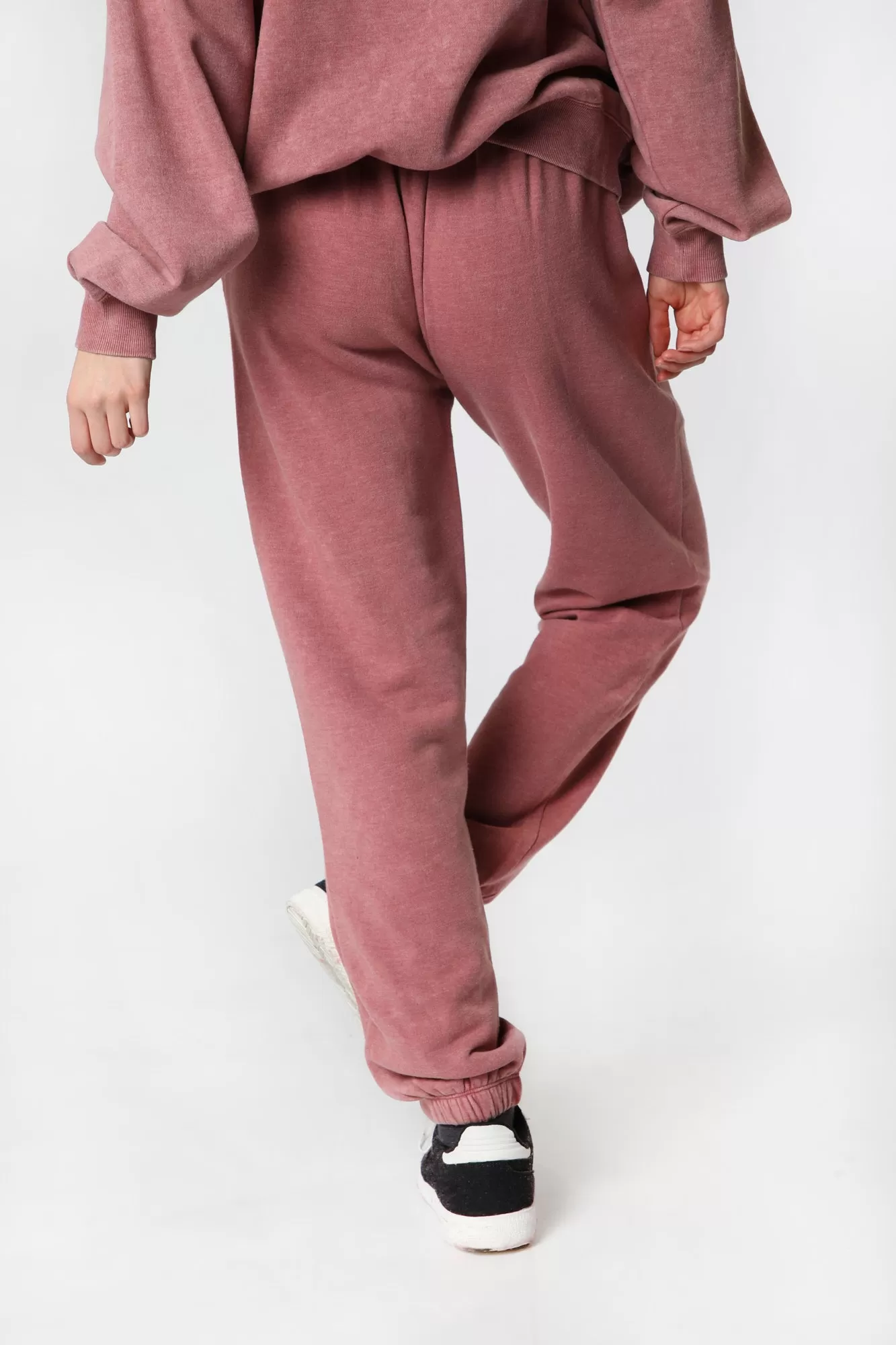 Jogger en Molleton Imprimé Couple Squelettes Enygma Femme