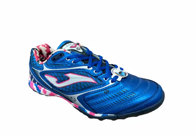 Joma men's soccer shoe Liga 5 TF 605 LIGAS.605.PT fuchsia blue