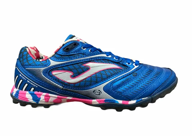 Joma men's soccer shoe Liga 5 TF 605 LIGAS.605.PT fuchsia blue