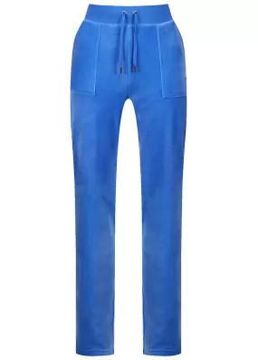 Juicy Couture Del Ray Classic Velour Bukser - Regatta Blue