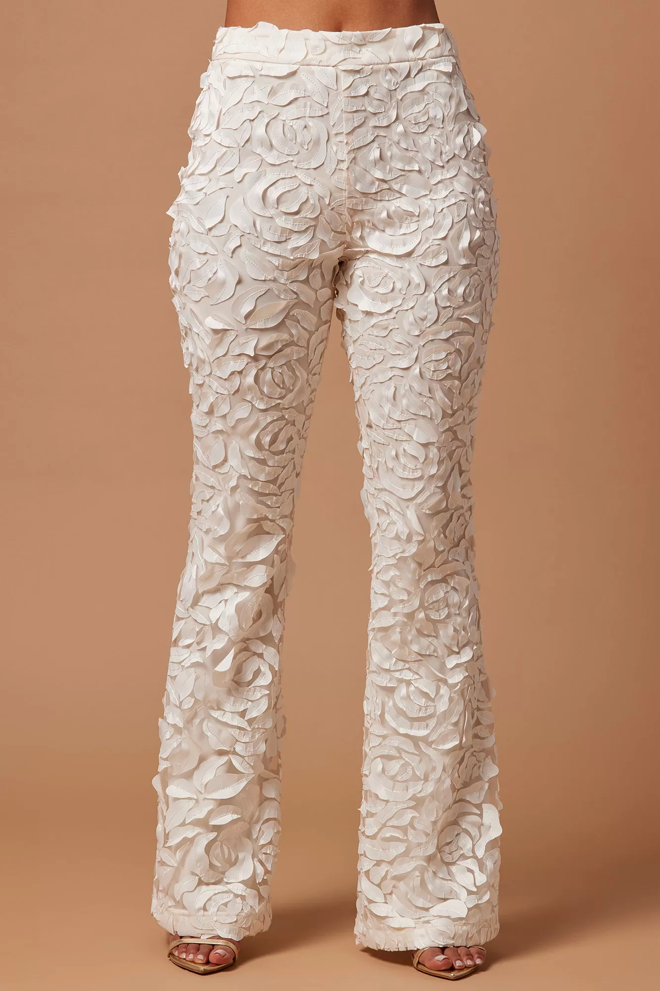 Karter Textured Pant - Cream