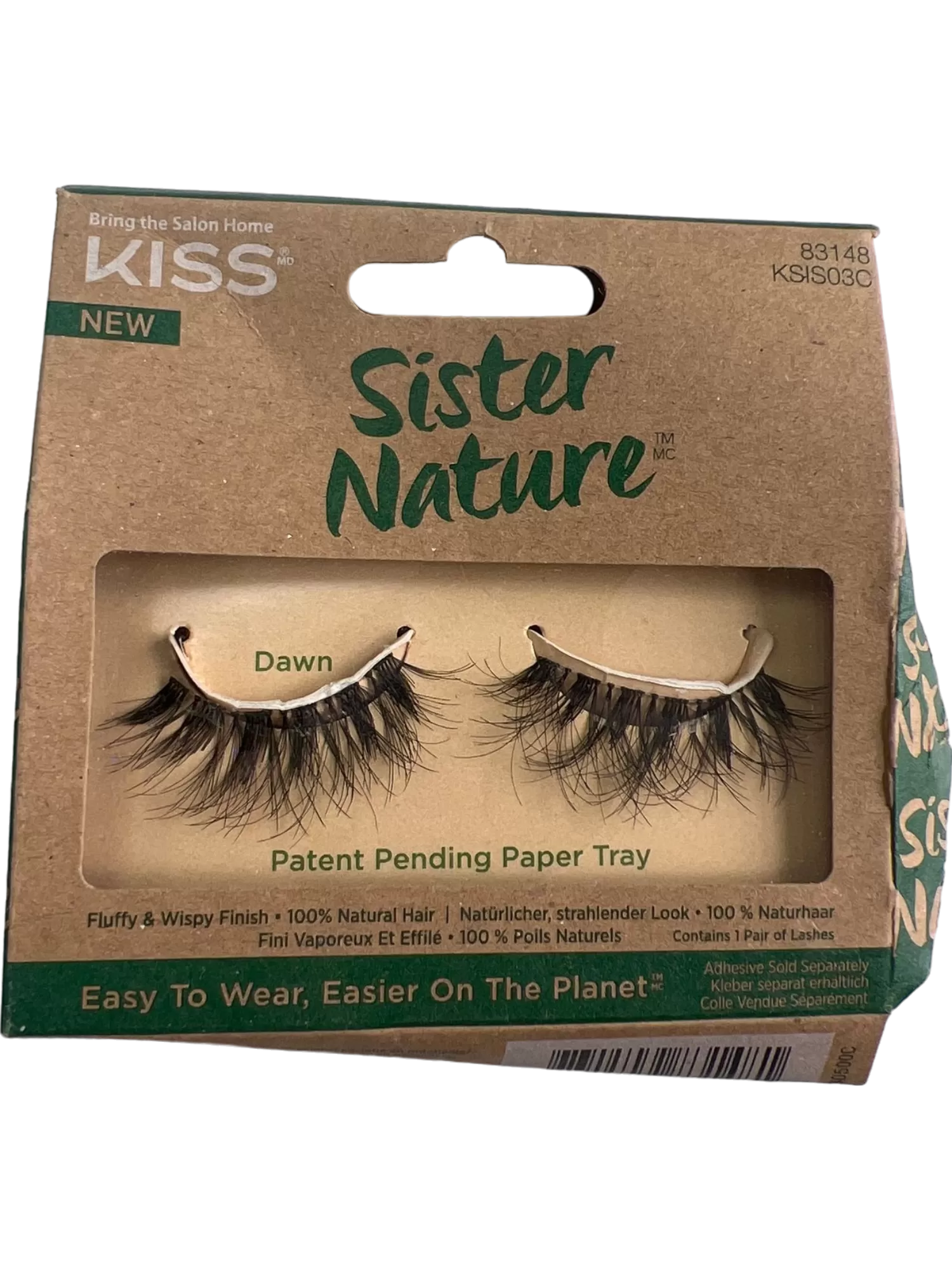 KISS Sister Nature False Eyelashes Dawn 12mm 1 Pair