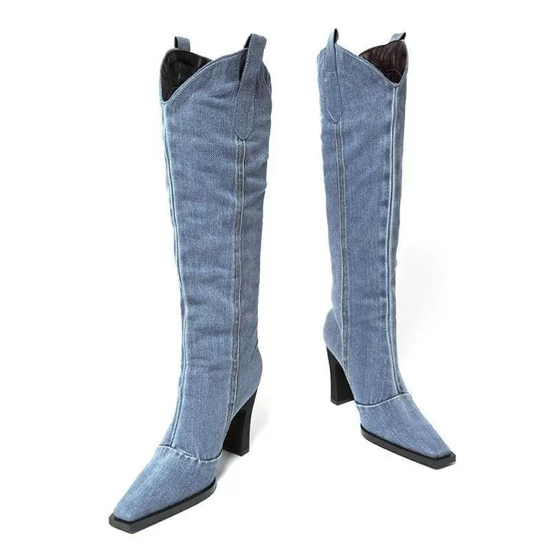 Knee High Western Cowboy Boots