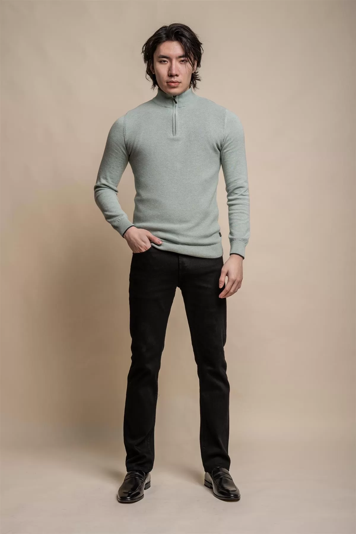 Kyle Half Zip Knit