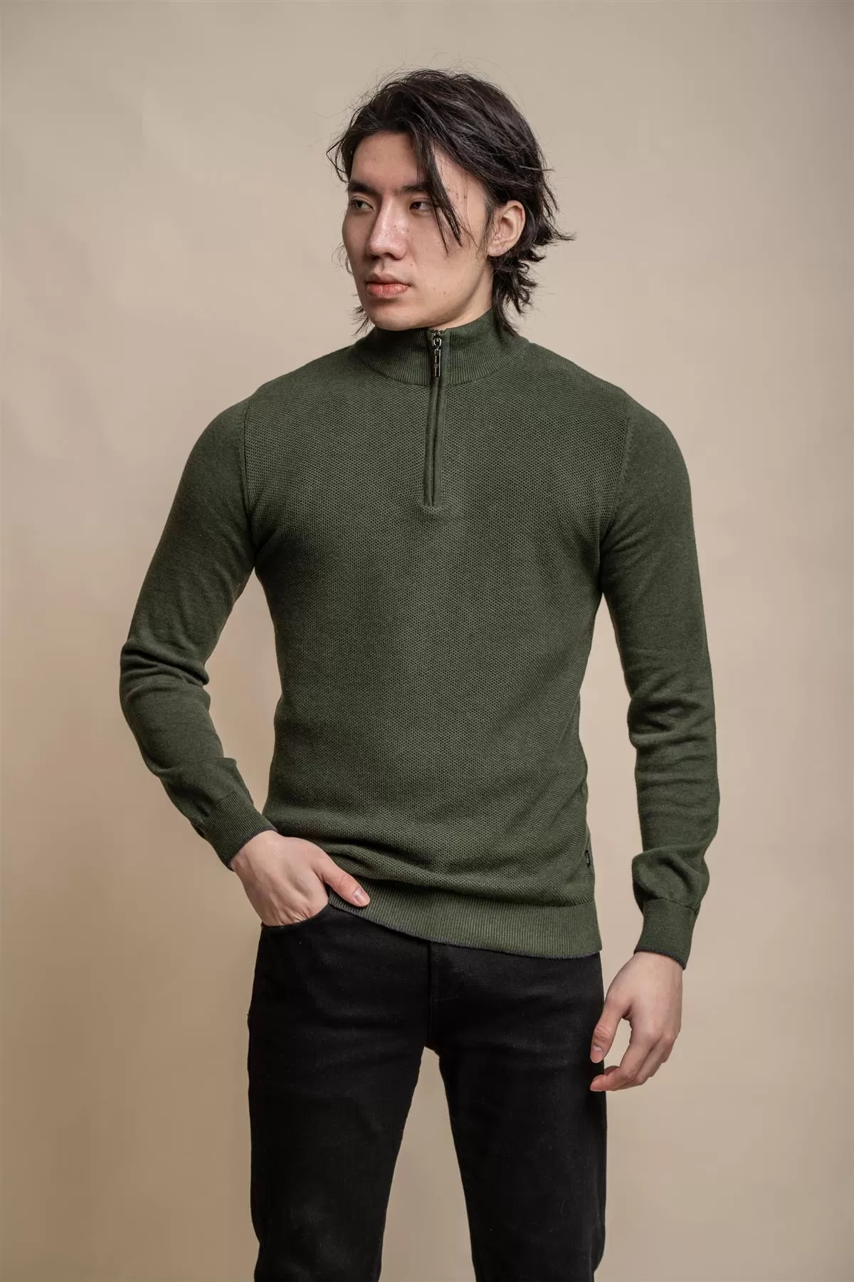 Kyle Half Zip Knit