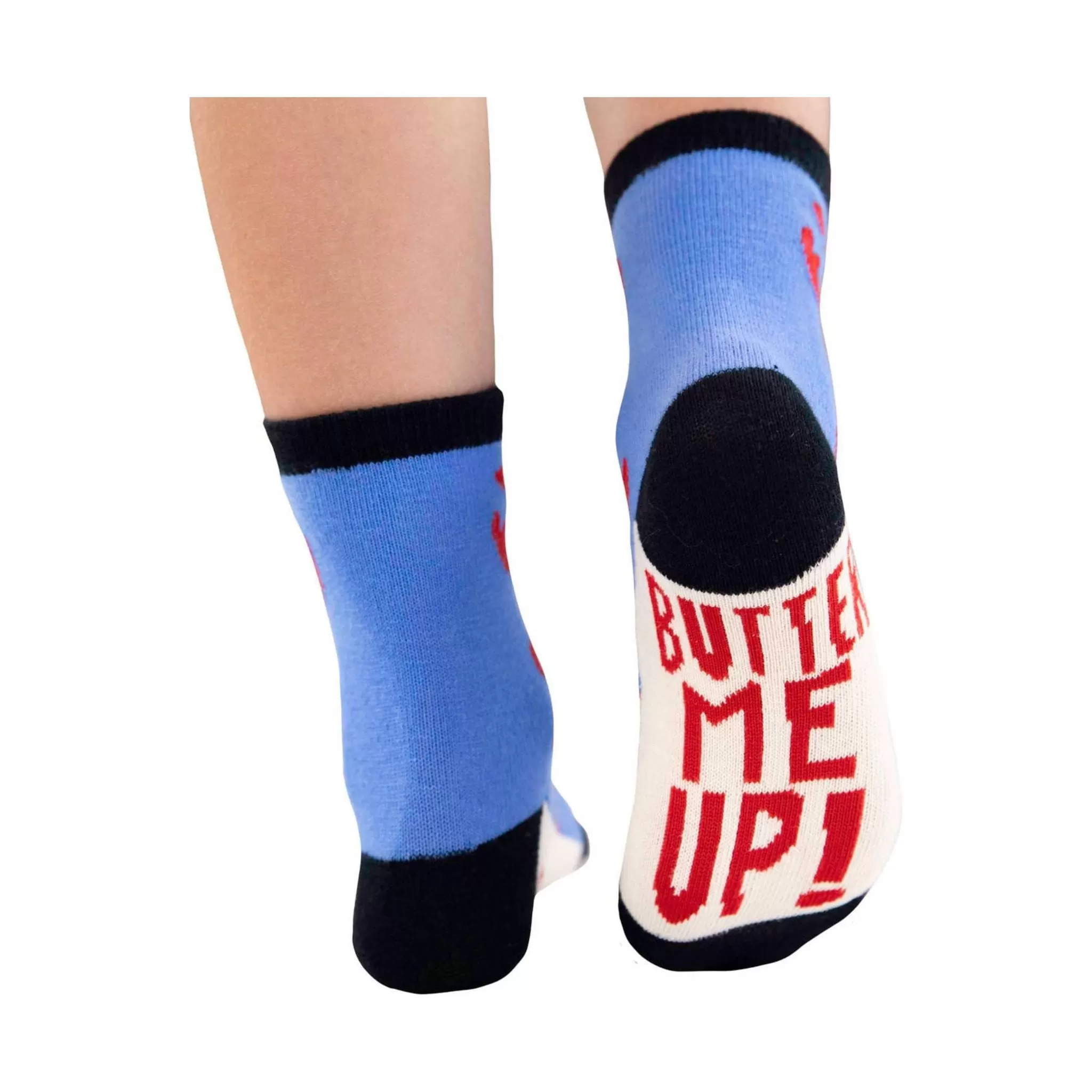 Lazy One Butter Me Up Lobster Kids' Sock - Blue/Red