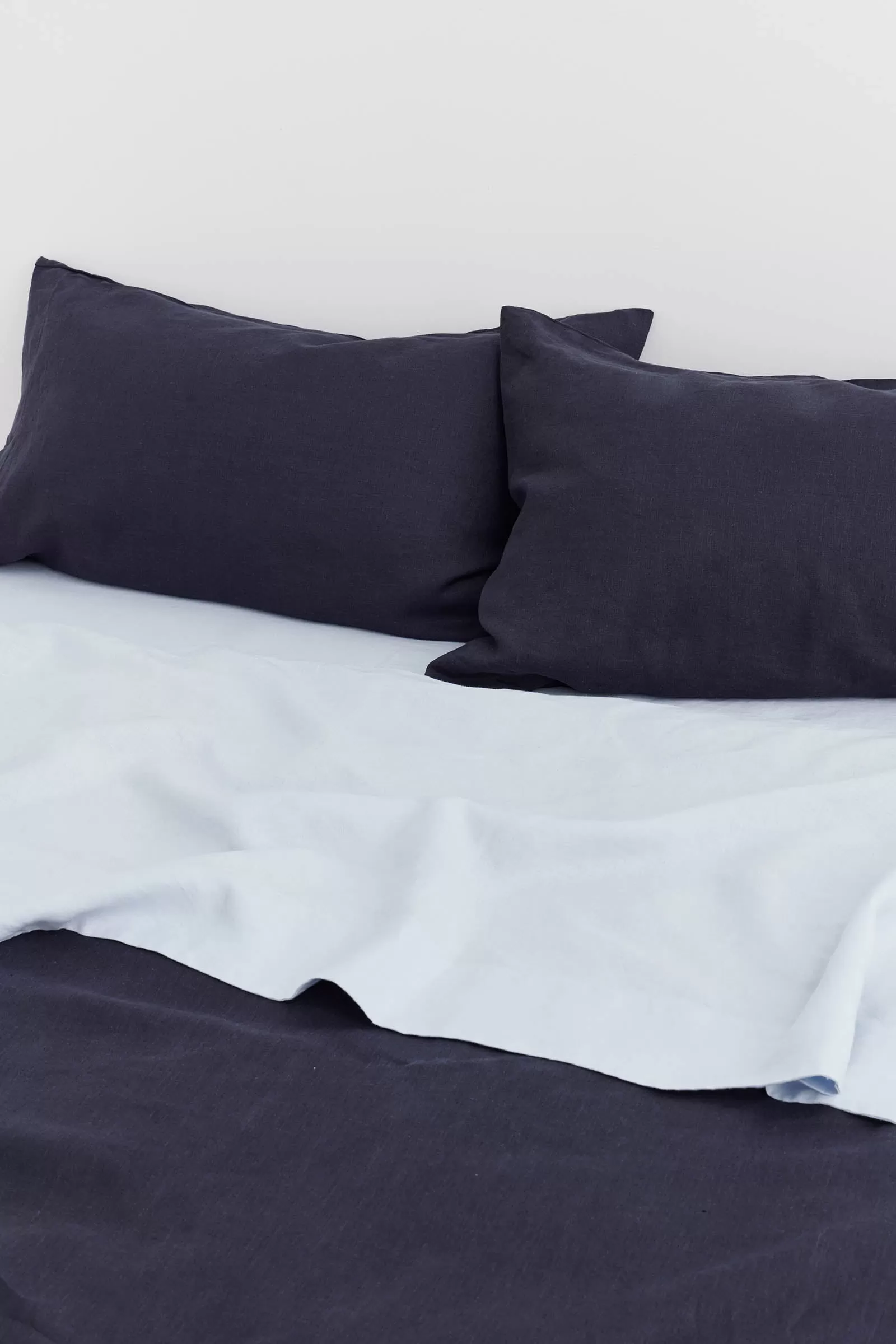 Linen Flat Sheet Midnight