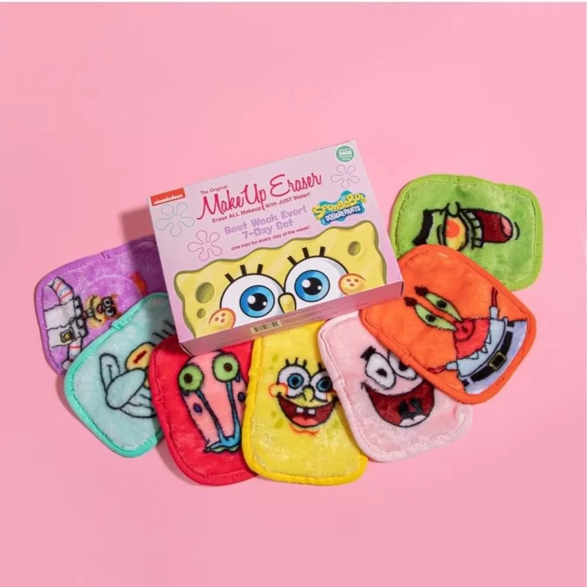 Makeup Eraser Sponge Bob 7-Day Set