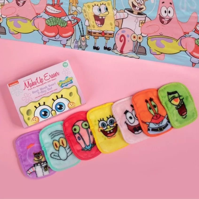 Makeup Eraser Sponge Bob 7-Day Set