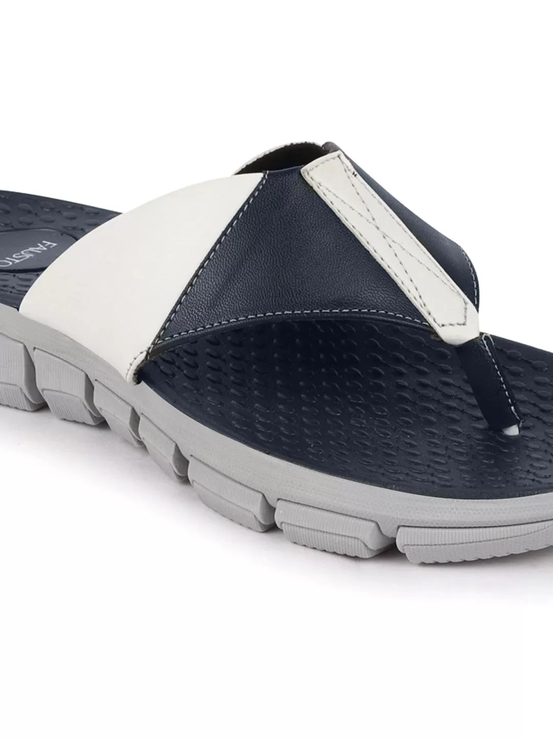 Men Navy Blue Casual Flexible Phylon Sole Slippers