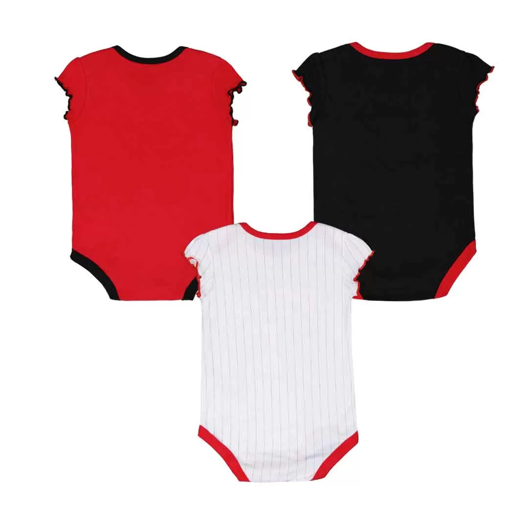 MLB - Girls' (Infant) Cincinnati Reds 3 Pack Onesie (KM32CMK 13)