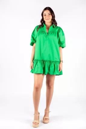 Morgan Dress | Kelly Green | FINAL SALE