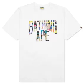 Multi Camo NYC Logo Tee - White