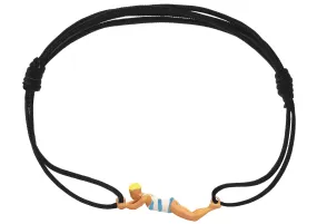 NADADORA RAYADA SKY BLUE CORD BRACELET