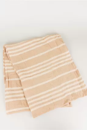 Natural Stripe Cotton Runner