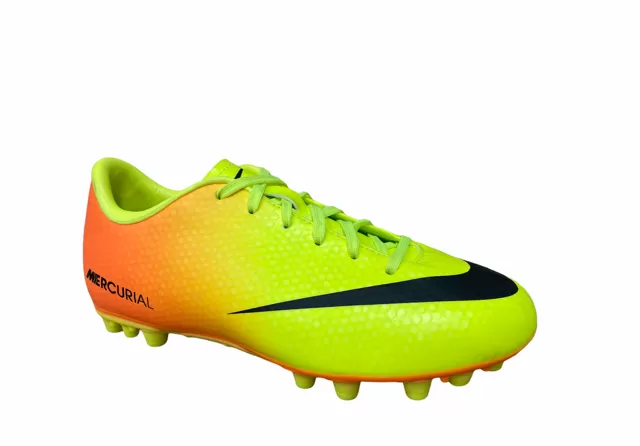 Nike boys' football boot Mercurial Victory IV AG 555633 708 yellow orange