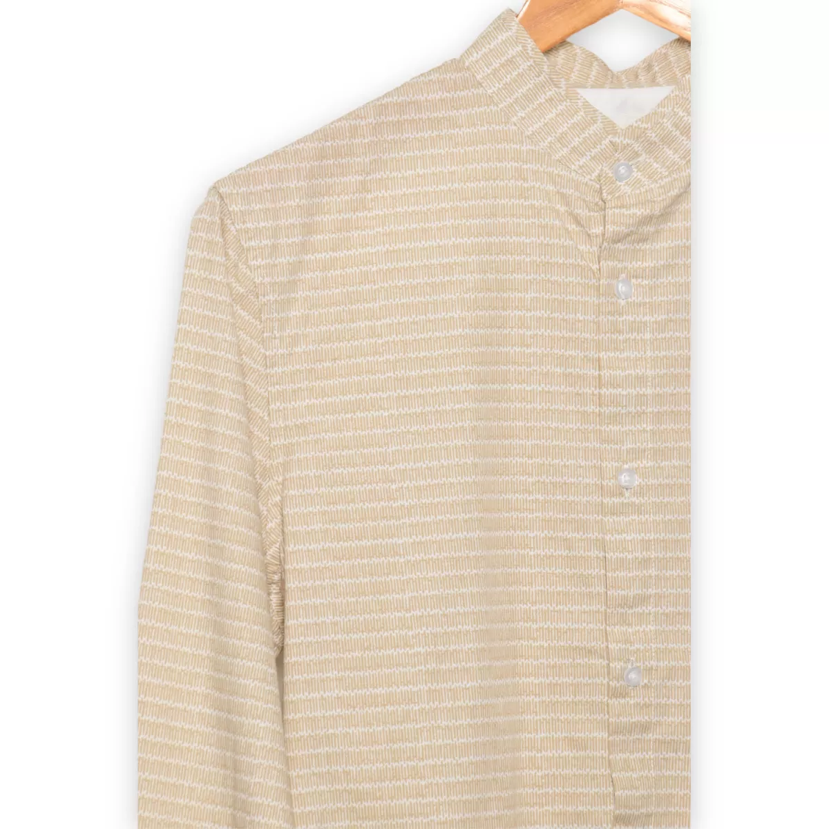 Nowadays Print Shirt rye beige