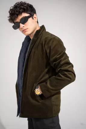 Olive Green Corduroy Jacket