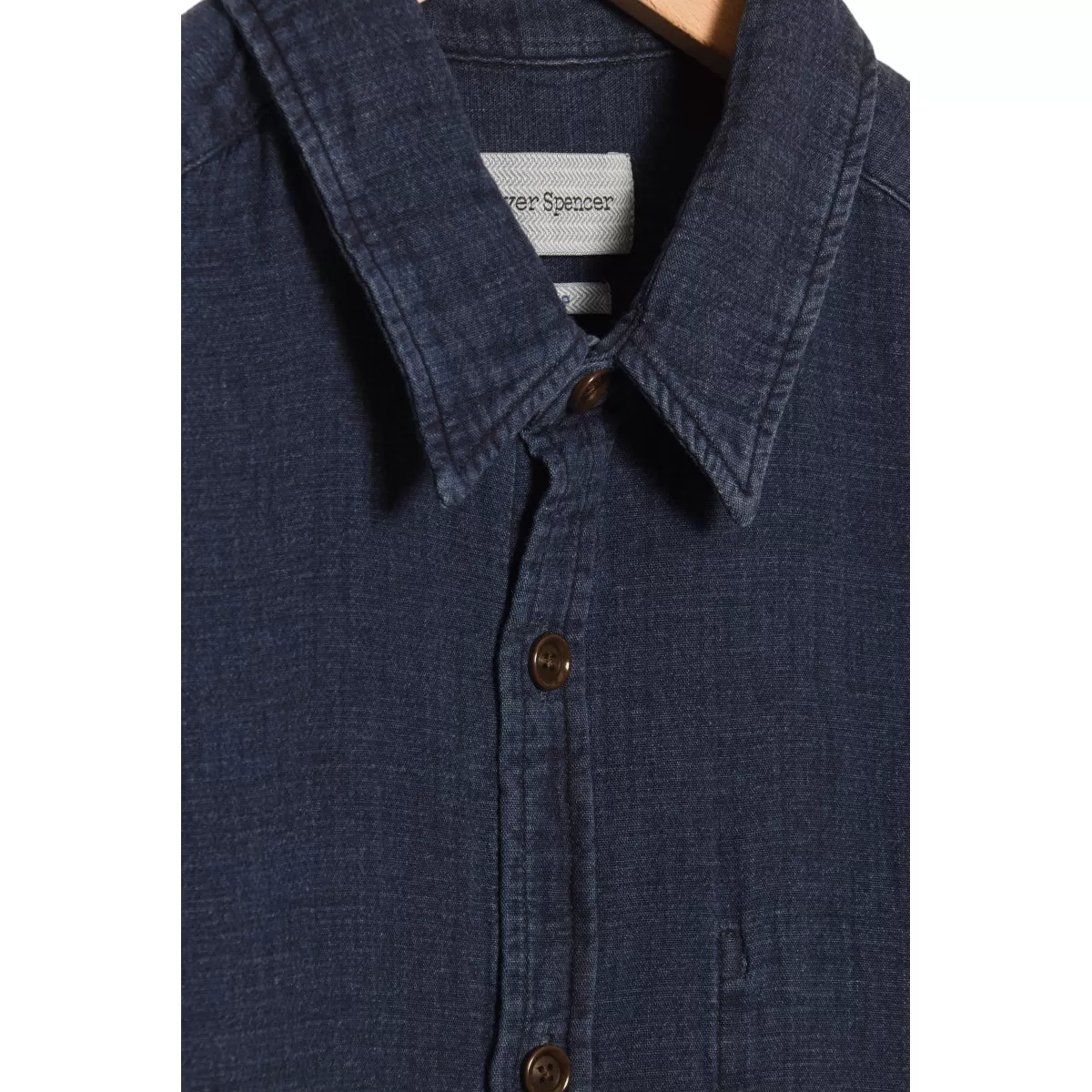 Oliver Spencer New York Special Shirt Levens indigo blue