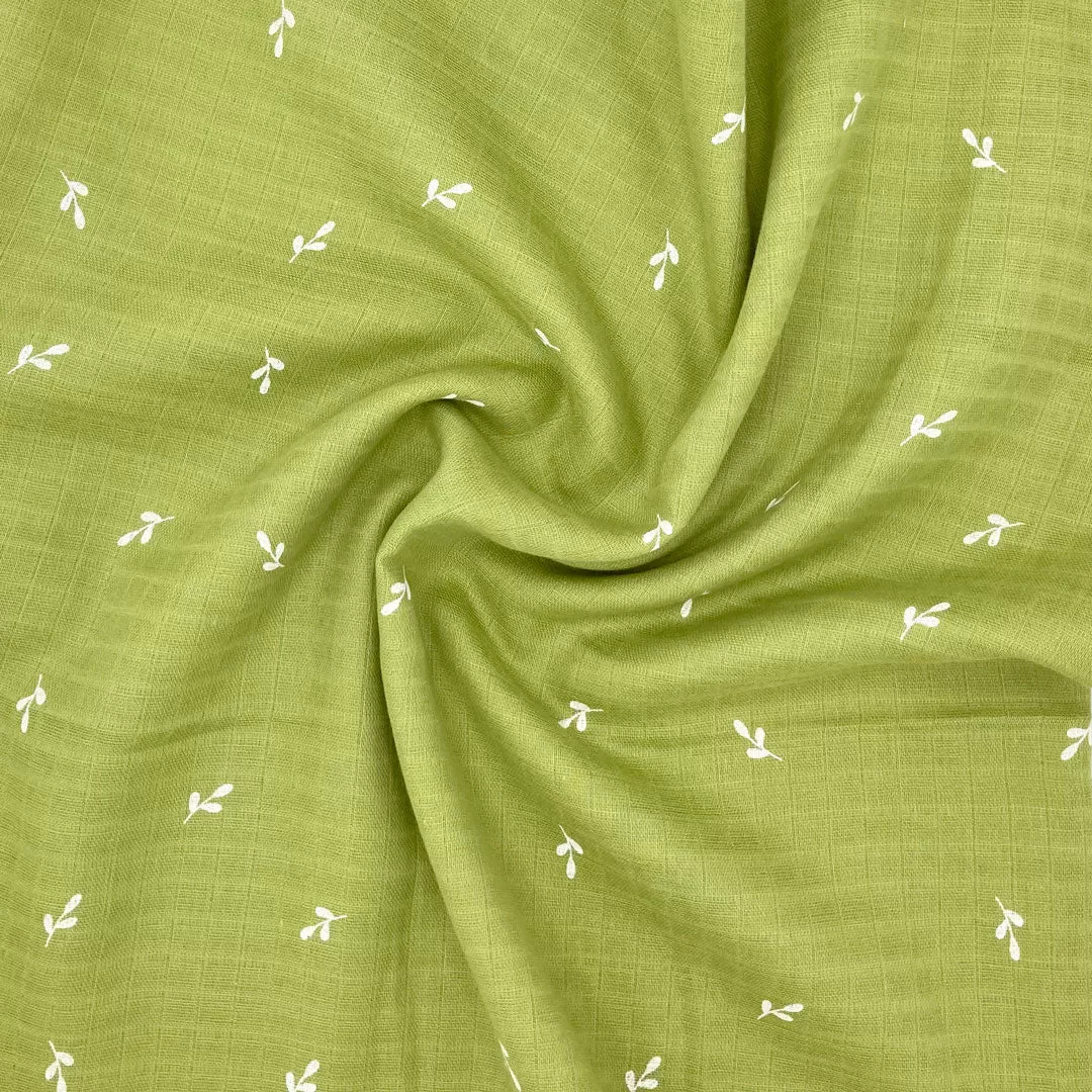 Organic Cotton Muslin Swaddle/Blanket  -Solid Olive Green Towel