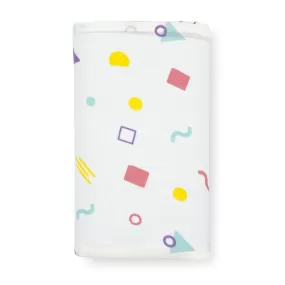 Organic Cotton Muslin Swaddle -Towel -Geometry