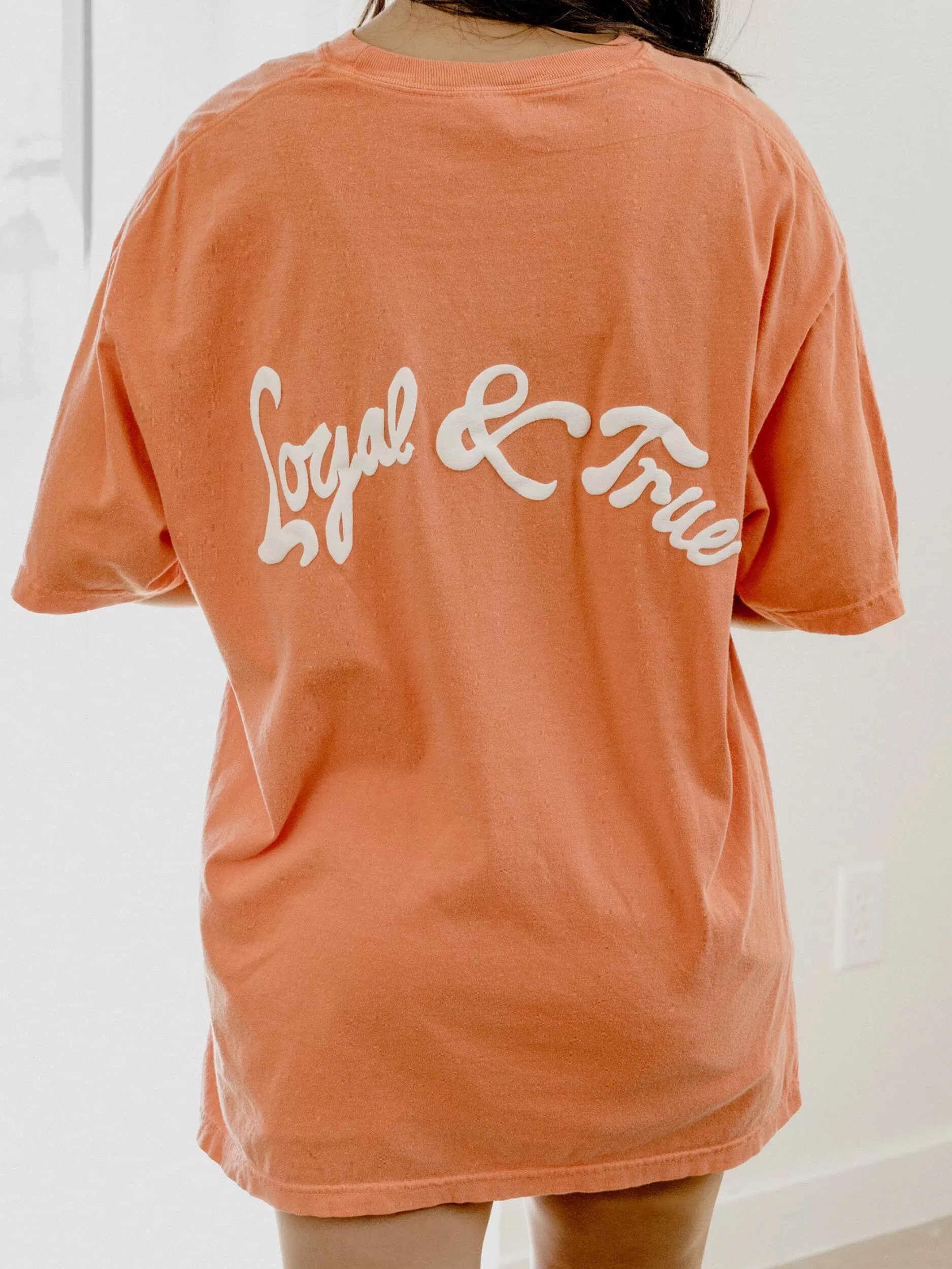 OSU Cowboys Lyric Puff Ink Orange Tee