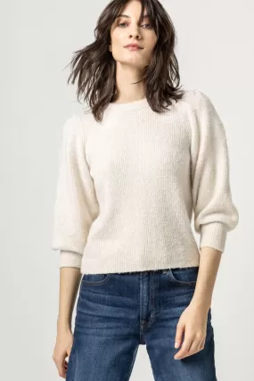 PA2408s Lilla P 3/4 Puff Sleeve Sweater