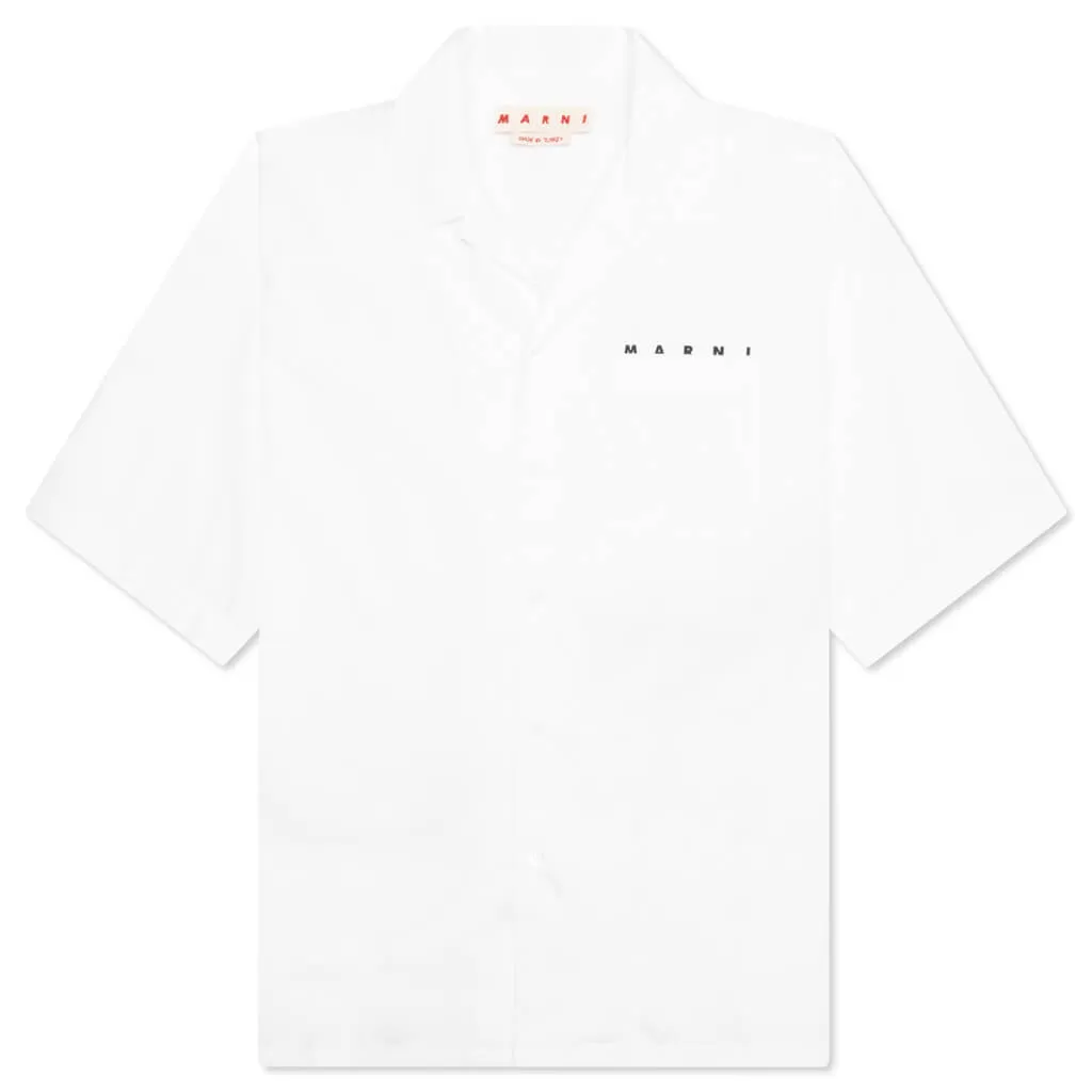 Pocket Logo Vacation Shirt - Lily White