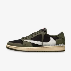 (PS) Air Jordan 1 Low OG x Travis Scott 'Black / Medium Olive' (2024)