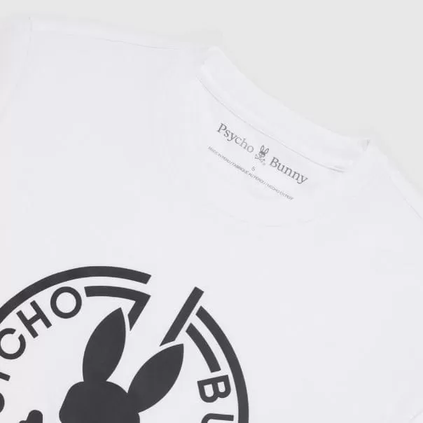 Psycho Bunny Santa Fe Graphic Tee (White) B6U203Y1PC