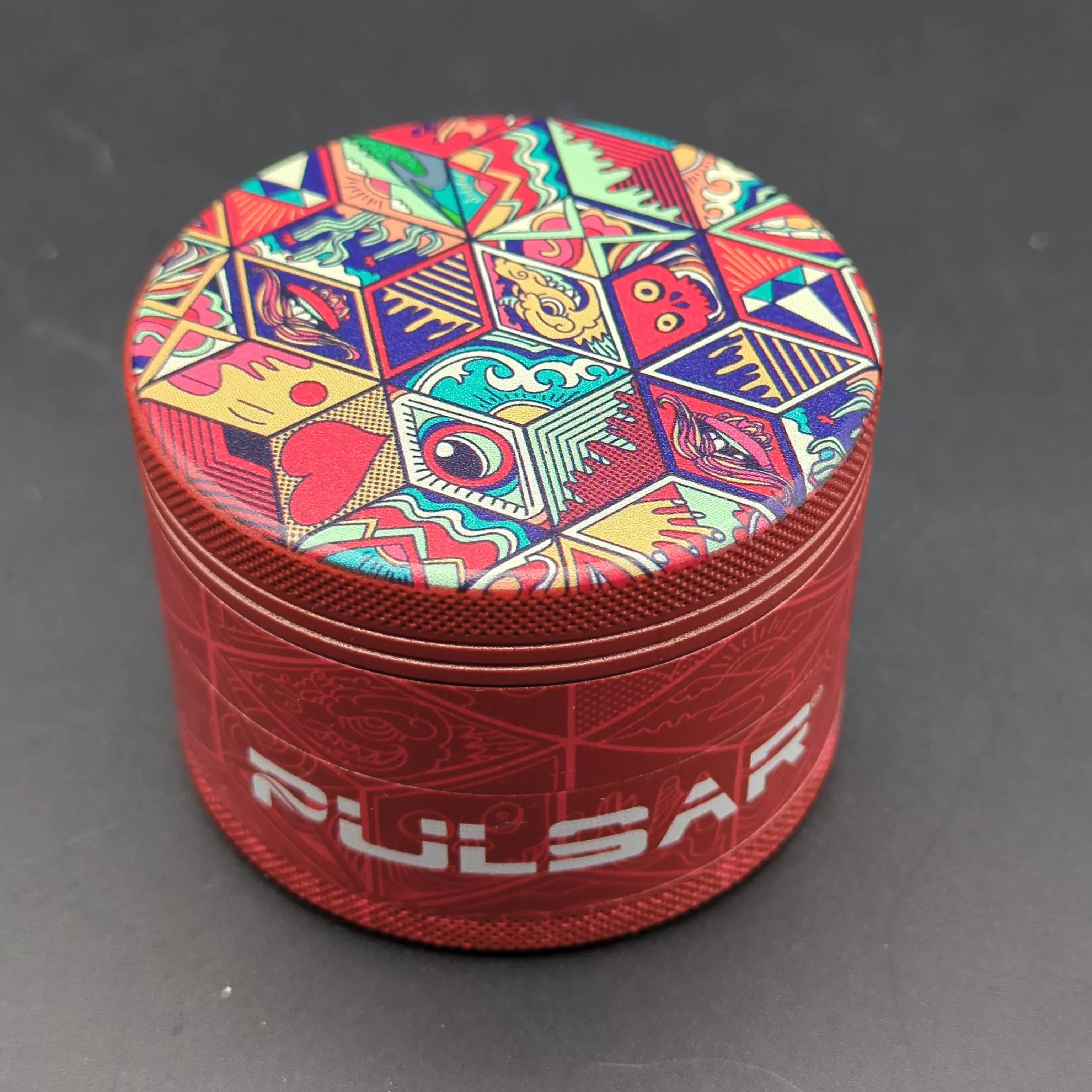 Pulsar Design Series Grinders w/ Side Art| 4pc | 2.5