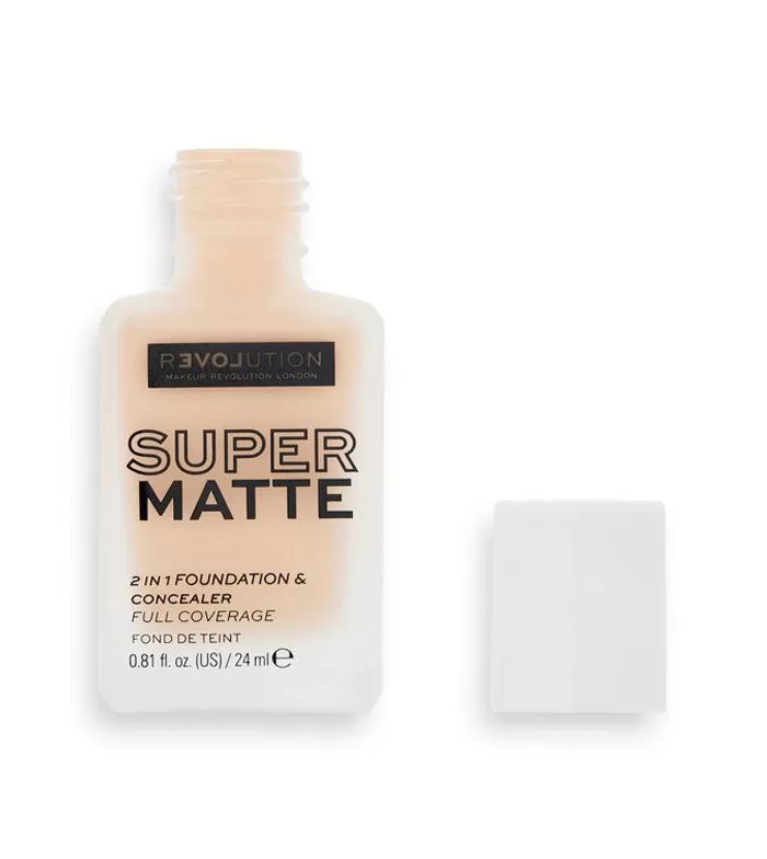 Revolution Relove - Base de maquillaje Super Matte - F6