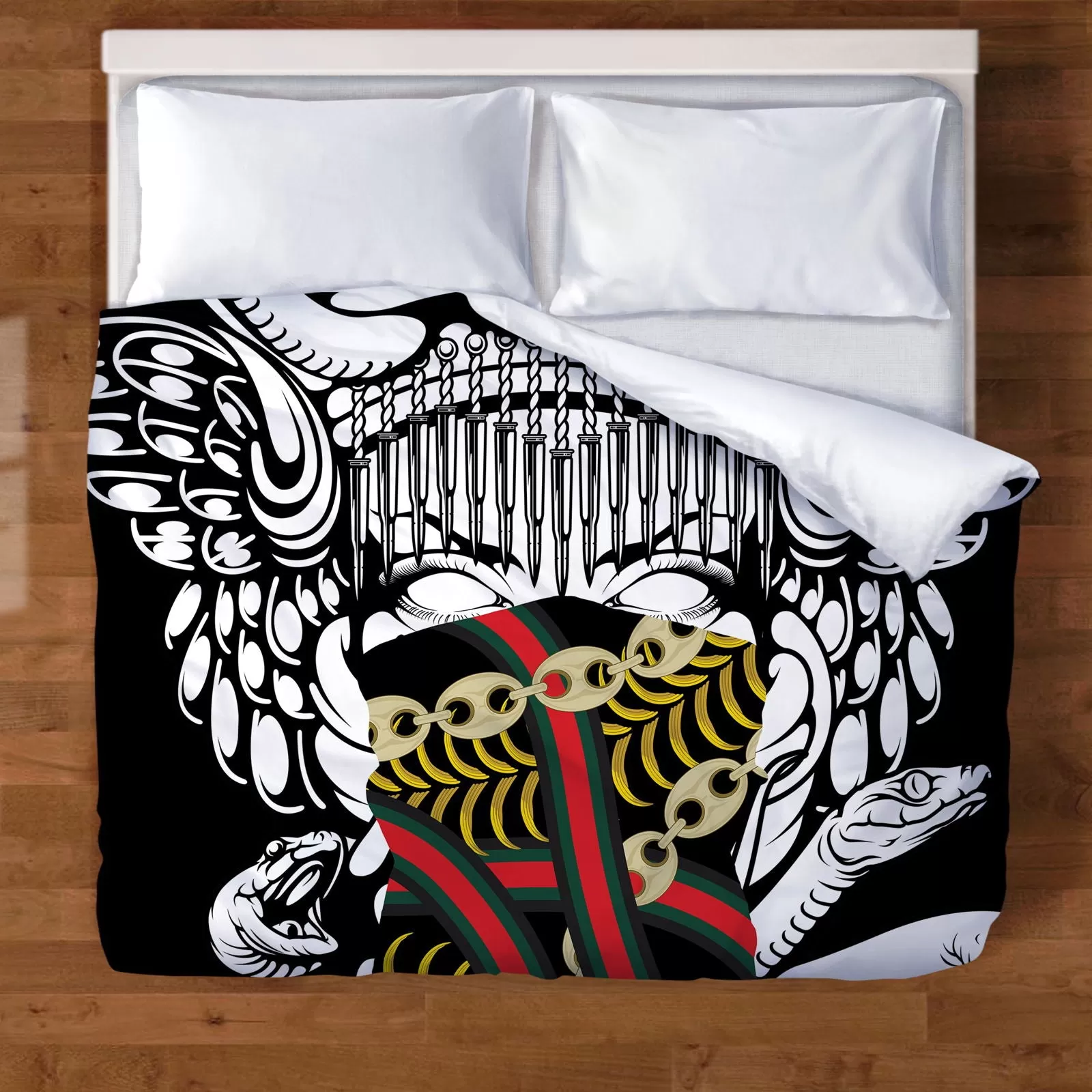 Royal Medusa Duvet Cover