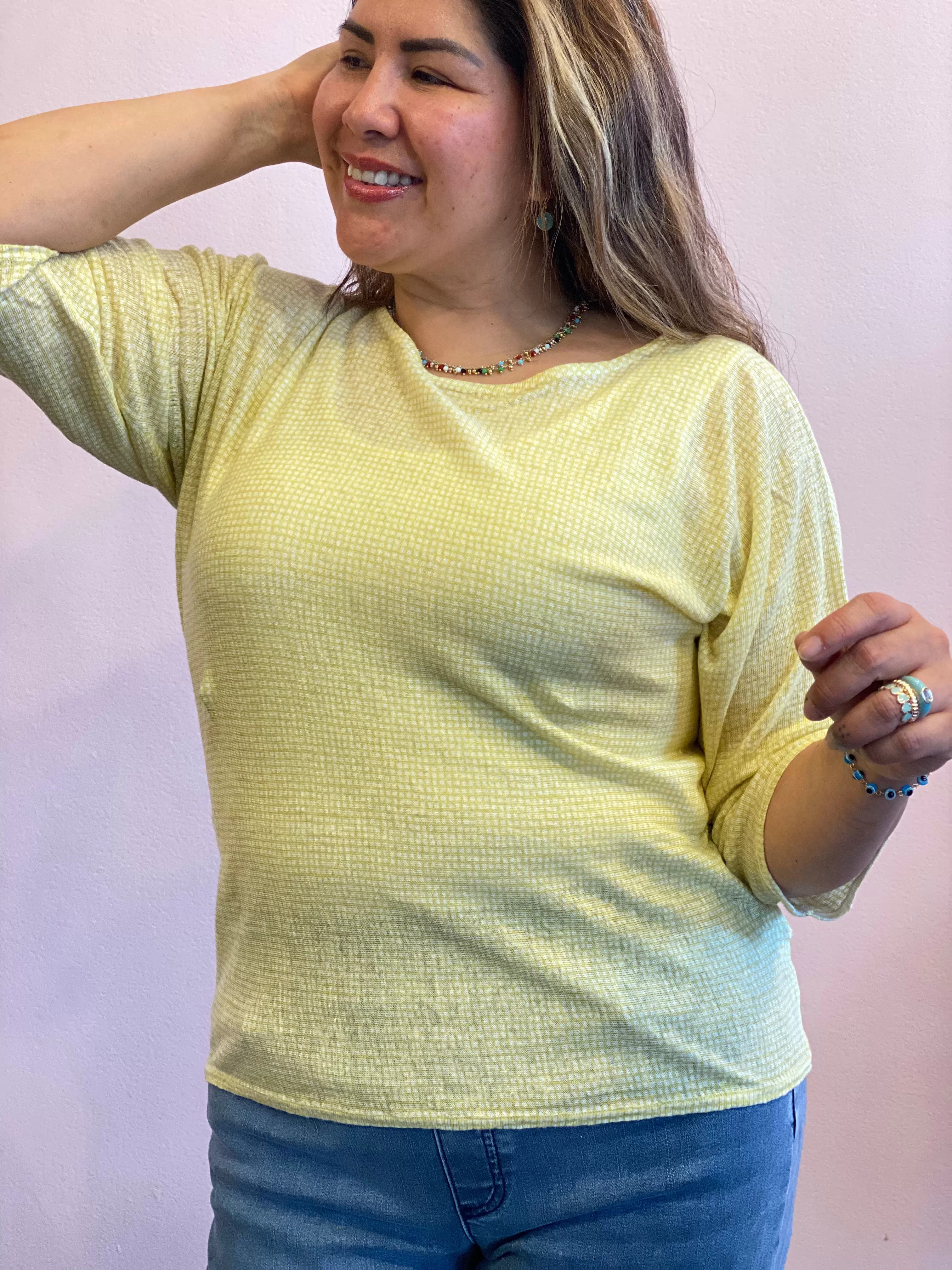 S18854 Yellow Pullover