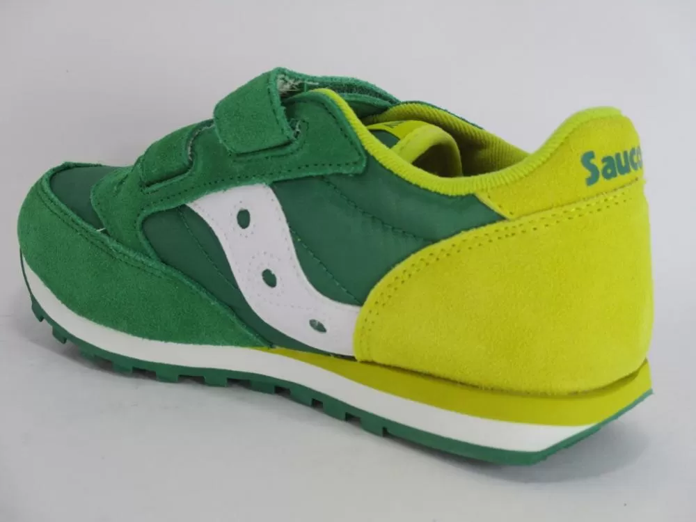 Saucony Originals Jazz Double HL children's sneakers with tear SK261010 green-yellow