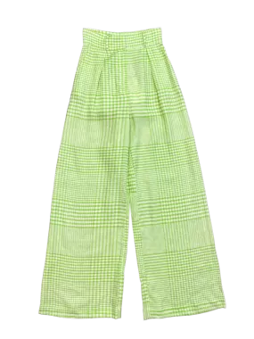 Size 6 - Sister Studios Green Check Gabby Pants