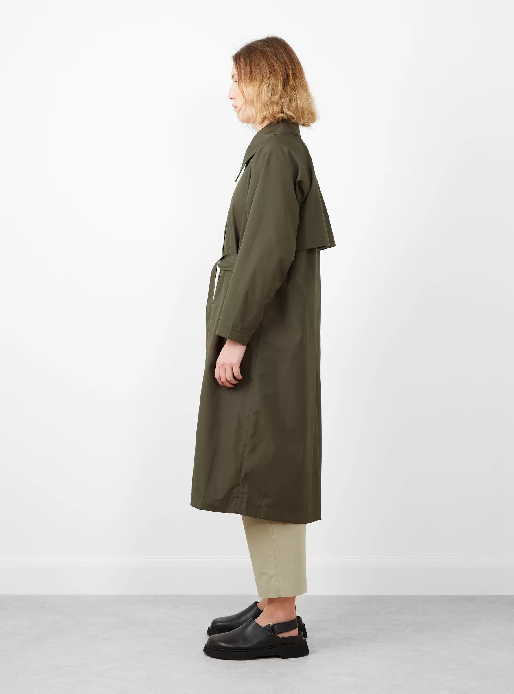 Spring Trench Overcoat Olive