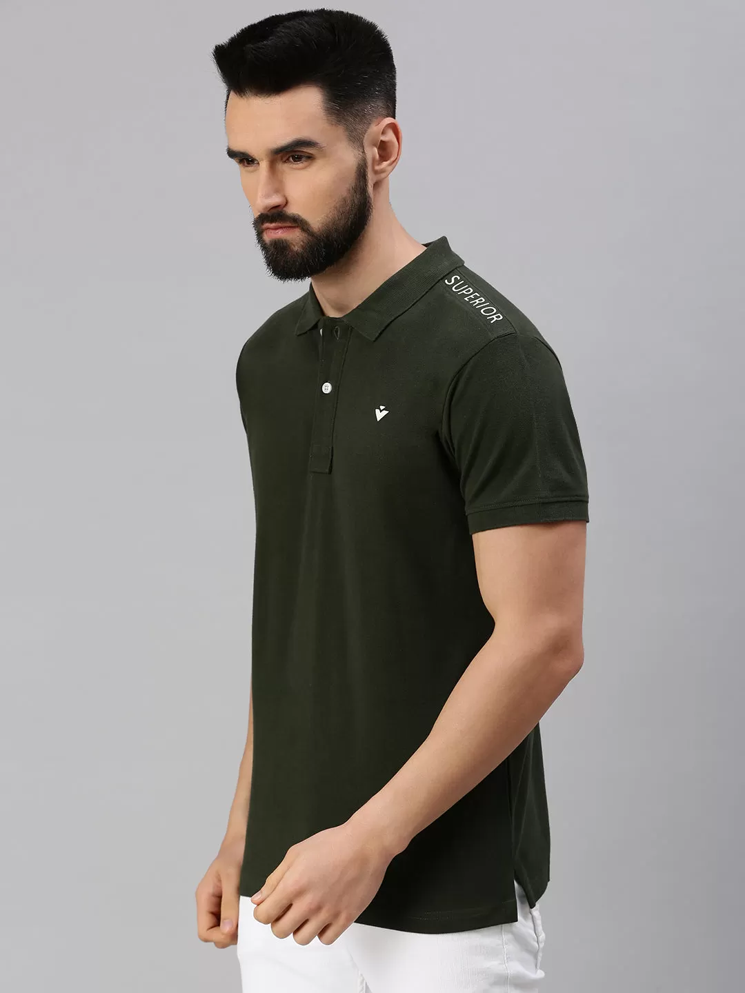 Superior Olive Polo Tshirt