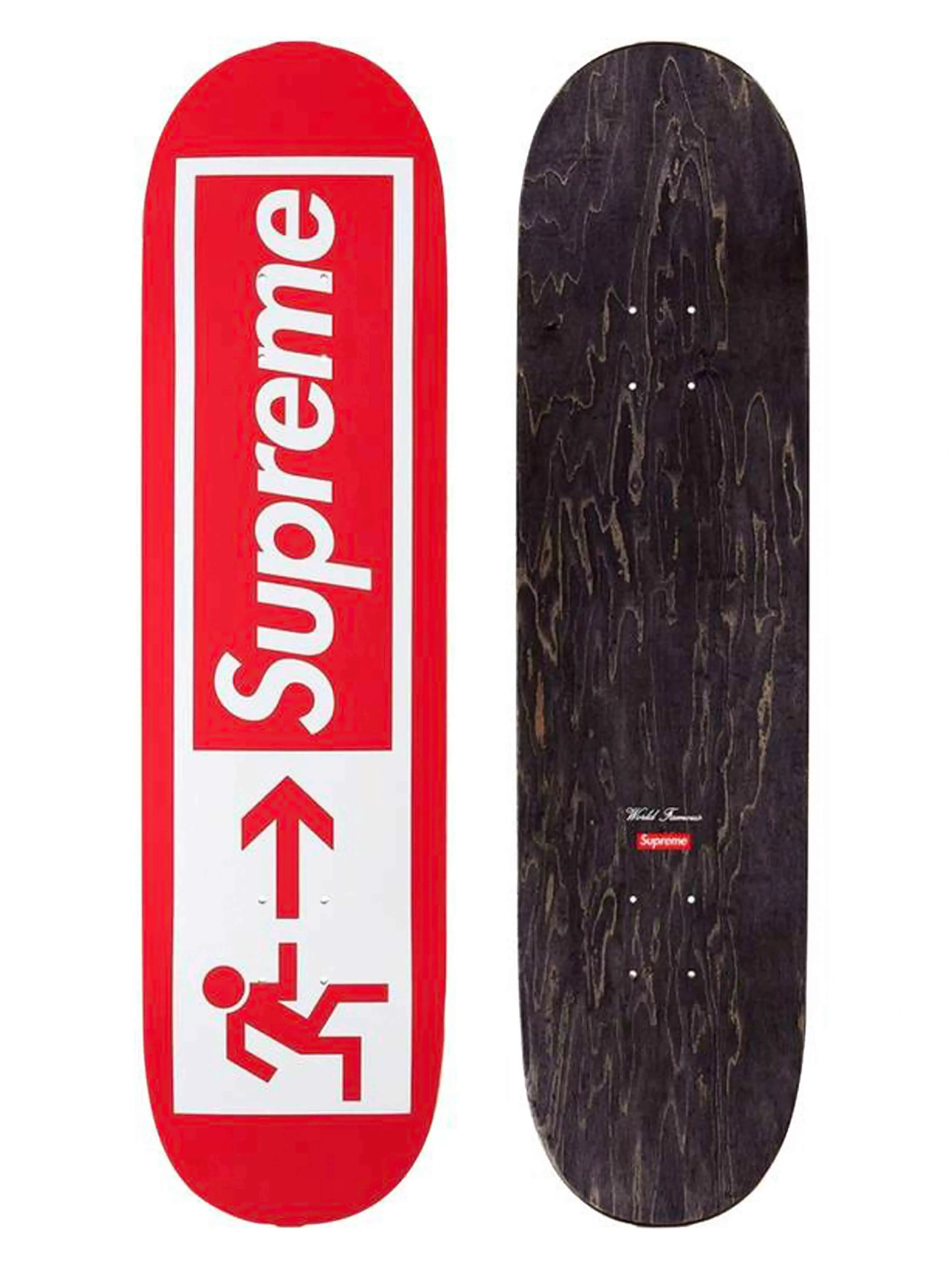 Supreme Exit Skateboard Deck Red 8.25