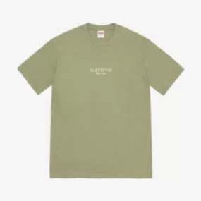 Supreme Tee 'Classic Logo' Light Olive SS22